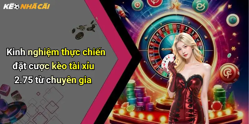 Kinh nghiệm thực chiến đặt cược kèo tài xỉu 2.75 từ chuyên gia