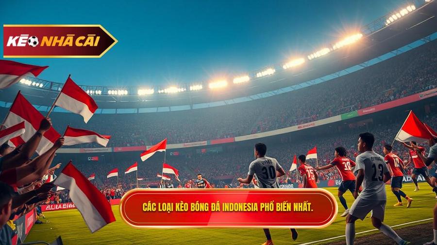 Các loại kèo bóng đá Indonesia phổ biến nhất